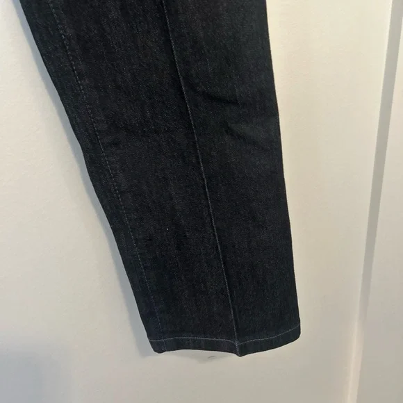 Classic Dark Blue Wash Custom Made Jeans for Men - Picture 3 of 16